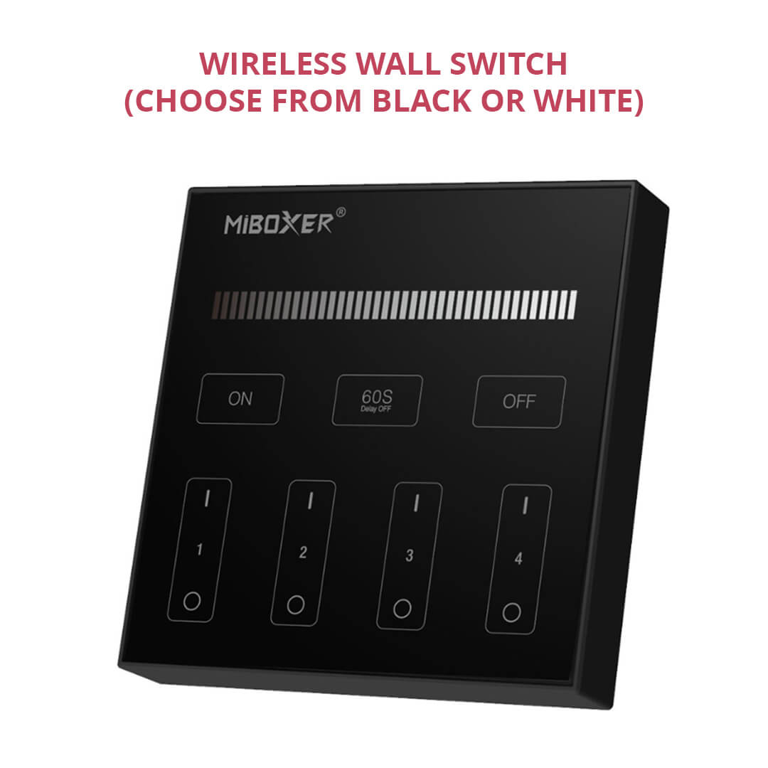 Premium Heat Resistant LED Flexi Strip - Single Colour Kit with Driver, Controller & Wireless Wall Switch - Image 5