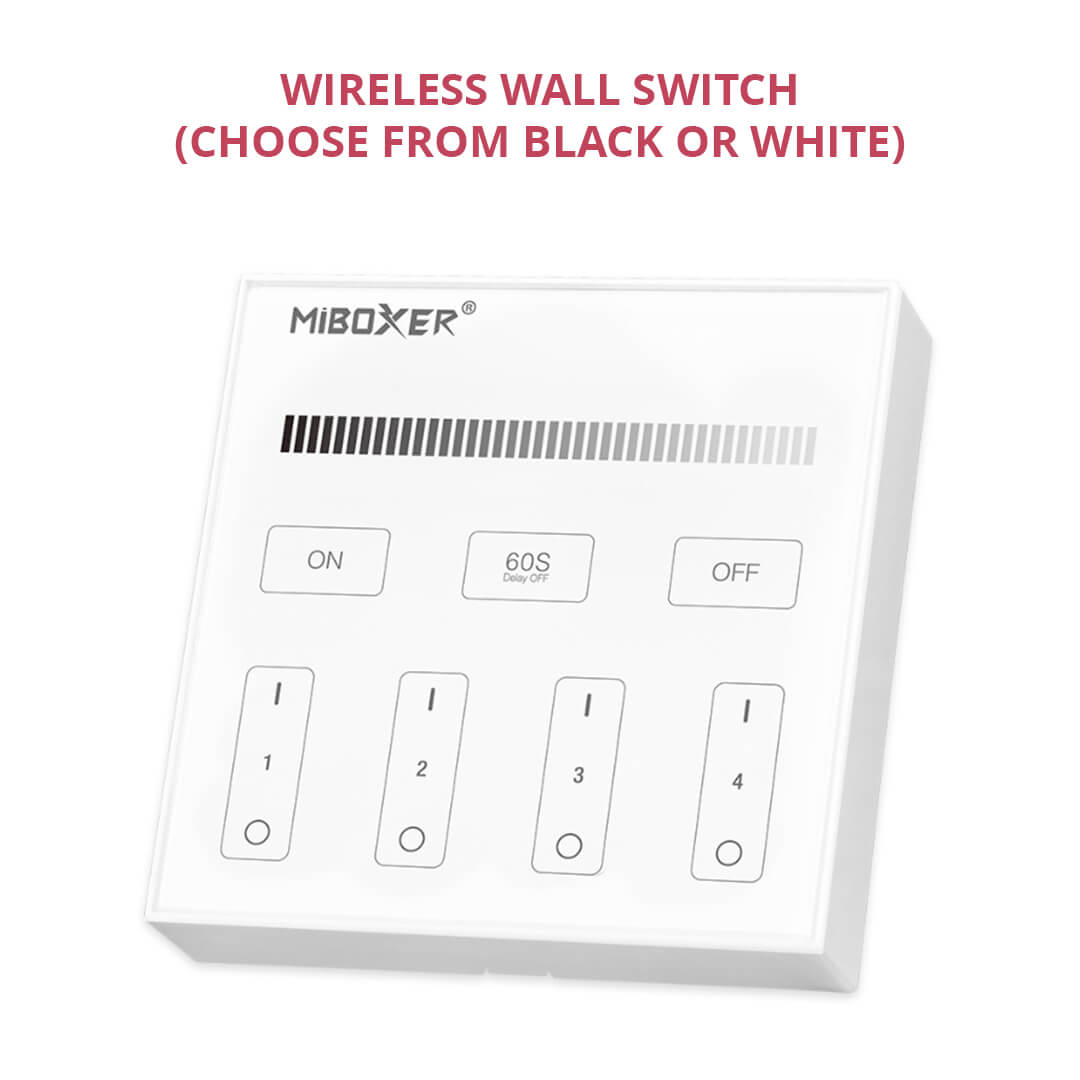 Premium Heat Resistant LED Flexi Strip - Single Colour Kit with Driver, Controller & Wireless Wall Switch - Image 6